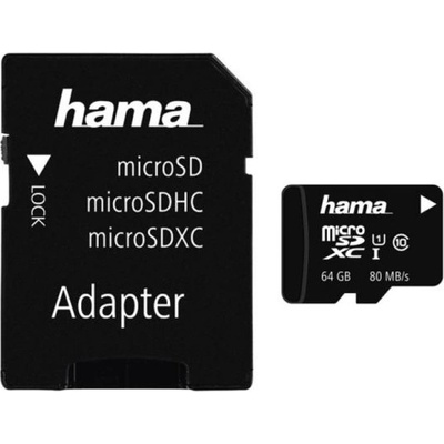 Hama microSDXC 64GB C10/UHS-I 124140