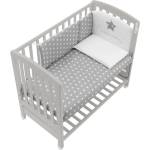 ITALBABY B. side grey Кошара+матрак+сет 4ч. starlette grey (070.0910-017)