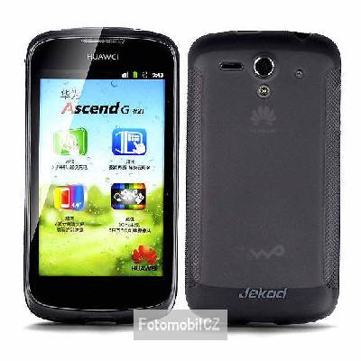 Silikonové pouzdro kryt JEKOD TPU + fólie Black pro Huawei Ascend G300