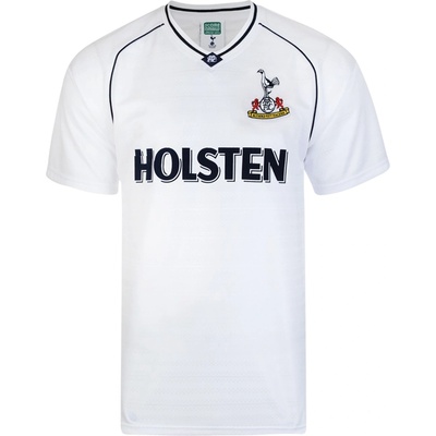 Score Draw Футболна фланелка Score Draw Score Draw Tottenham Hotspur Home Shirt 1990/91 - White/Blue
