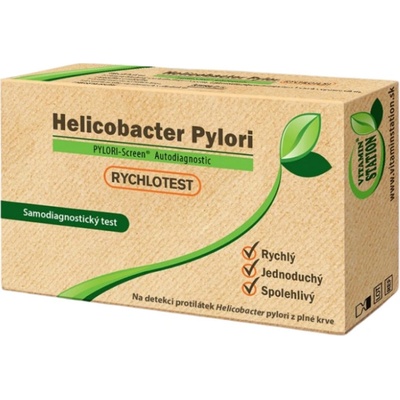 Vitamin Station Rýchlotest Helicobacter Pylori samodiagnostický test z krvi 1 ks