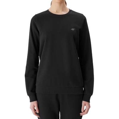 4F Sweatshirt Basic čierna biela