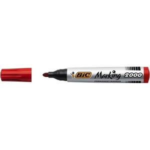 BIC Алкохолен маркер, 4, 95 мм, коничен, bic "eco 2000", червен 8209133 (8209133)
