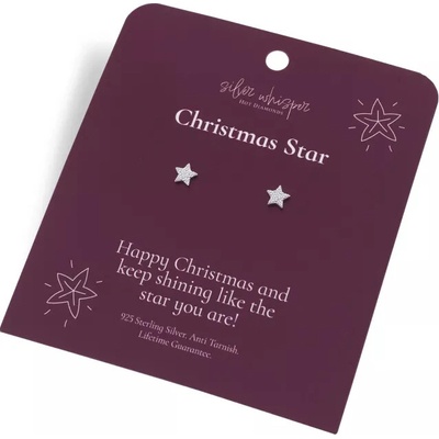 Hot Diamonds Silver Whisper Christmas Star SWE014