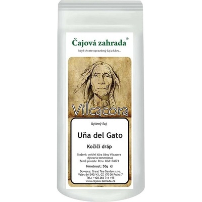 Čajová zahrada Vilcacora Uňa del Gato Kočičí dráp 50 g