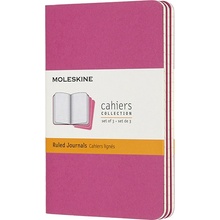 Moleskine Sešit S linka 3 ks Tmavě růžový