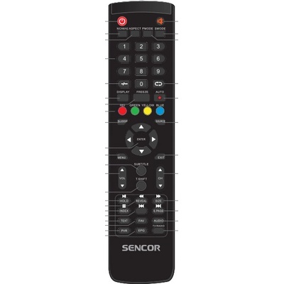 Diaľkový ovládač Sencor SLE 40F16TCS