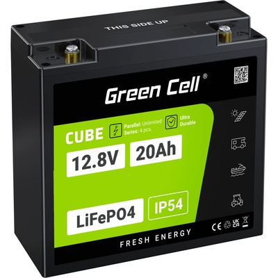 LiFePO4 Green Cell Cube 12,8V 20Ah LFPGC12V20AH LITHIUM-GELPHATE – Zboží Živě