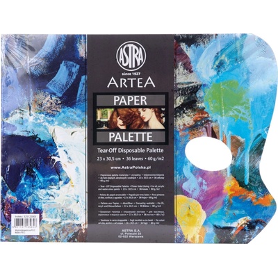 ARTEA Papierová paleta na miešanie farieb, 23x30,5cm, 36ks, 325122003