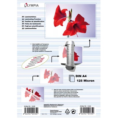 Olympia Laminovacia fólia DIN A4 125mic / 25ks (9185-O)