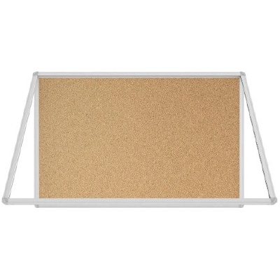 Allboards Korková vitrína v hliníkovém rámu - 90 x 60 cm,SC96C