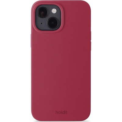 Holdit Калъф Holdit - Silicone, iPhone 13/14, Red Velvet (7330985158988)