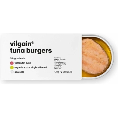 Vilgain Tuniakové burgery – 170 g