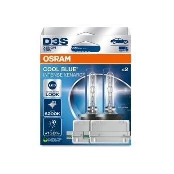 OSRAM XENARC COOL BLUE INTENSE (NEXT GEN) D3S 35W 12/24V 2x (66340CBN-HCB)