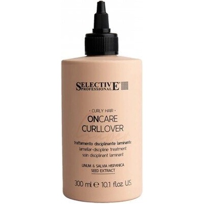 Selective Professional ЛАМИНИРАЩА ДИСЦИПЛИНИРАЩА ТЕРАПИЯ ЗА КЪДРАВА КОСА selective on care super curllover lamellar treatment 300ml