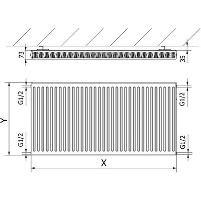 Mexen C21 500 x 1200 mm W421-050-120-00