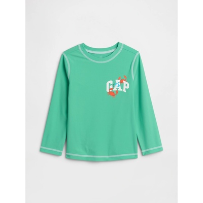 GAP Baby plavecké tričko s logom Americana Zelená