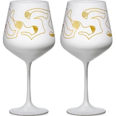 Crystalex Sklenice ECLECTIC WHITE 2 x 570 ml