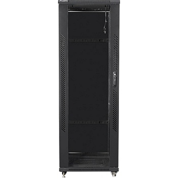 Lanberg rack cabinet 19" free-standing 37U / 600x800 self-assembly flat pack, black (FF01-6837-12B)