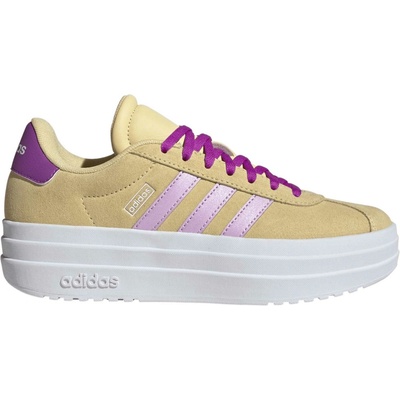 adidas dámska obuv na voľný čas VL Court Bold béžová fialová biela