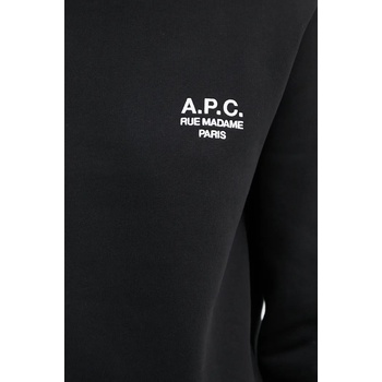 APC Суичър A. P. C. standard rue madame GOTS в черно с апликация COHBV. M27913 (COHBV.M27913)