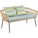 HALMAR Zahradní dvoukřeslo GARDENA 2S syntetický ratan