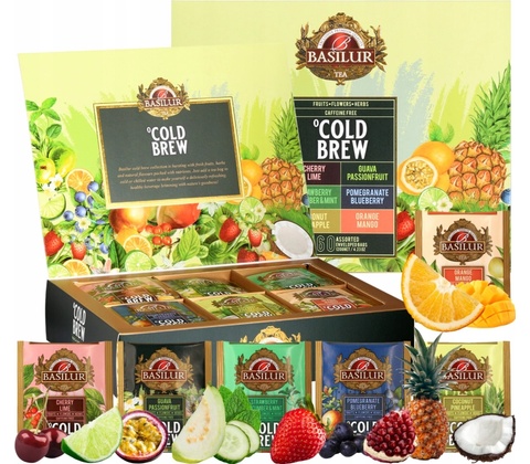 Basilur Cold Brew Assorted papier 60 x 2 g