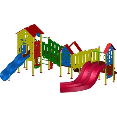 Playfactory КОМБИНИРАНО ДЕТСКО СЪОРЪЖЕНИЕ slide triple ps0031 (ps0031)