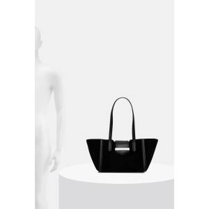 KARL LAGERFELD шопинг чанта дамска от велур K/NOVA (B3W30321) - answear - 606,11 лв