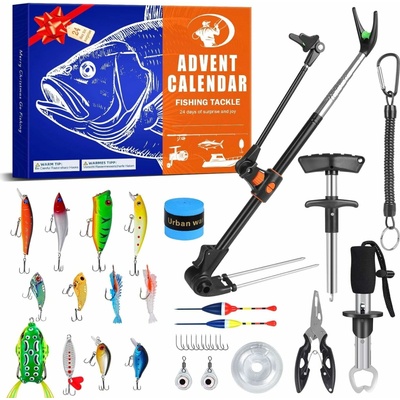 Ronstone Adventný kalendár pre rybárov – 24 dielov rybárskeho vybavenia