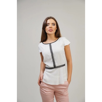Image 1 of Radek's Collection Дамска блуза с къс ръкав на точки 82212-131