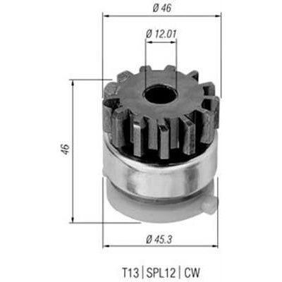 MAGNETI MARELLI Pastorek, startér 940113020294