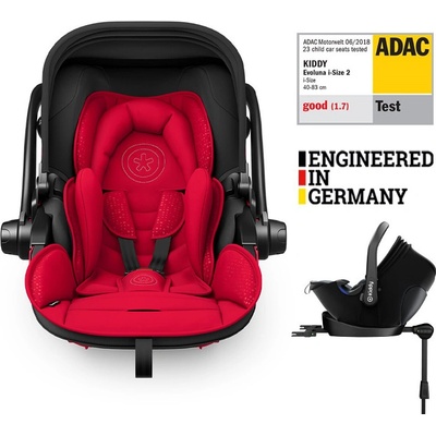 KIDDY Evoluna i-size 2 + Isofix základna 2023 Chilli Red