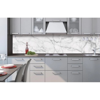 DIMEX ART Фототапет за кухня - бял мрамор 260 x 60 см