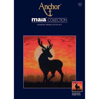 Sada na vyšívání Magestic Sunset - jelen – Zboží Dáma
