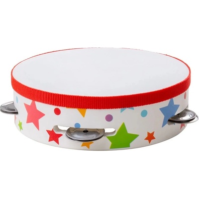 Bigjigs Toys Детски дървен музикален инструмент Bigjigs - Цветно дайре (BJ929)