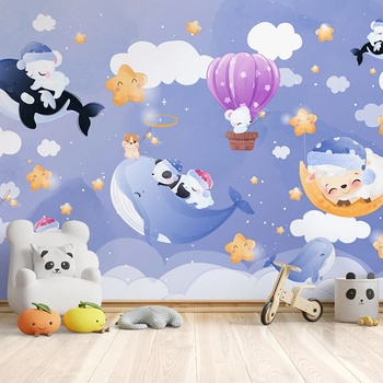 Image 1 of Art gift Тапет за детска стая - звездички