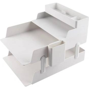 Sworld Хоризонтална поставка-органайзер, бяла (1060180127)