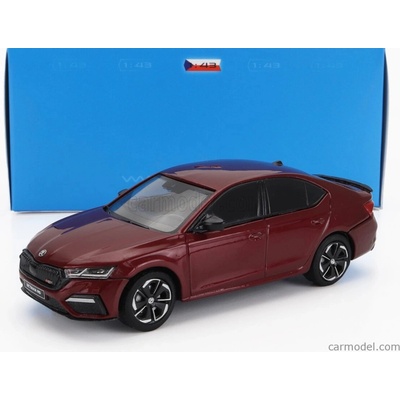 Abrex Škoda Octavia Iv Rs 2020 červená met. 1:43