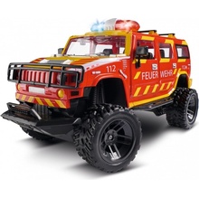 Popron.cz HUMMER H2 Hasiči 2.4 GHz LED otevíratelné dveře 100% RTR 1:14