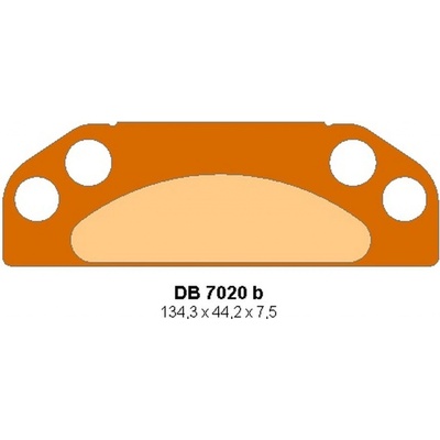 DELTA BRAKING brzdové destičky KH659 (parkovací brzda) levý přední POLARIS RANGER EV ELECTRIC 10-22, RANGER 500 08-13, RANGER 700 06-09, RANGER 800 10-14, RANGER 900 DIESEL 11-14, RZR 1000 XP 14-22 – Zboží Mobilmania