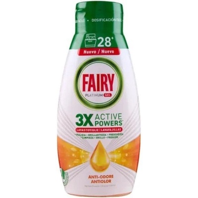 Fairy platinum gel за миялна машина 504мл. /28 измивания - Anti-Odore (3639)