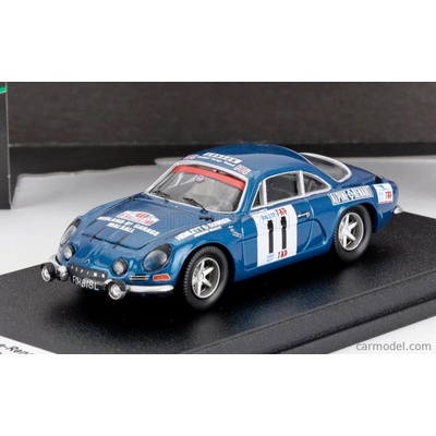 Trofeu Renault Alpine A110 night Version N 11 Rally Tap 1972 Peter Smith Paul Russell Blue 1:43