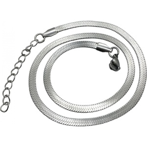 HARAHU Верижка gl-34684 Тип2 - Сребърна / 45см / 3мм kp34684