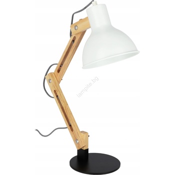 SmartLED Настолна лампа 1xE27/40W/230V бяла/черна (SD0067)