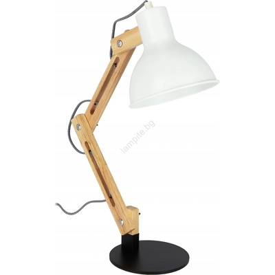 SmartLED Настолна лампа 1xE27/40W/230V бяла/черна (SD0067)