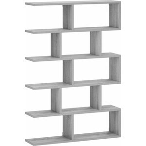 vidaXL Стенен рафт Сив Сонома 70 x 17 x 101 см Инженерна дървесина (8015013)