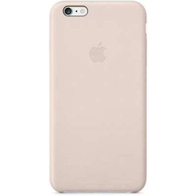 Apple iPhone Case - оригинален кожен кейс (естествена кожа) за iPhone 6 Plus, iPhone 6S Plus (бледо розов)