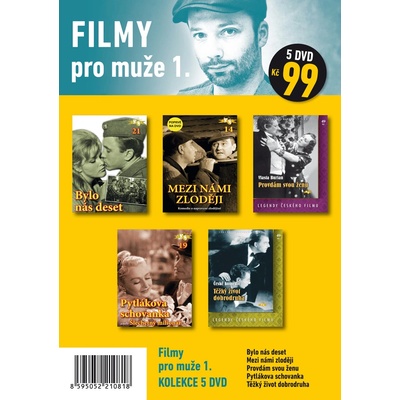 Filmy pro muže 1. - 5 DVD