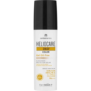 Cantabria Heliocare 360º Color цветни пигменти активатор на тен слънцезащитен гел SPF 50+ 50 ml